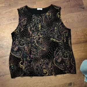 Elegant Multicolor Paisley Women's Top